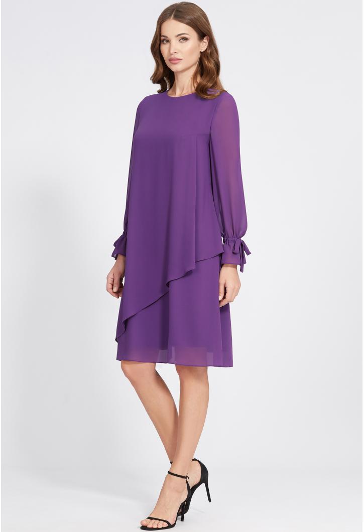 Платье Bazalini 4819 фиолетовый