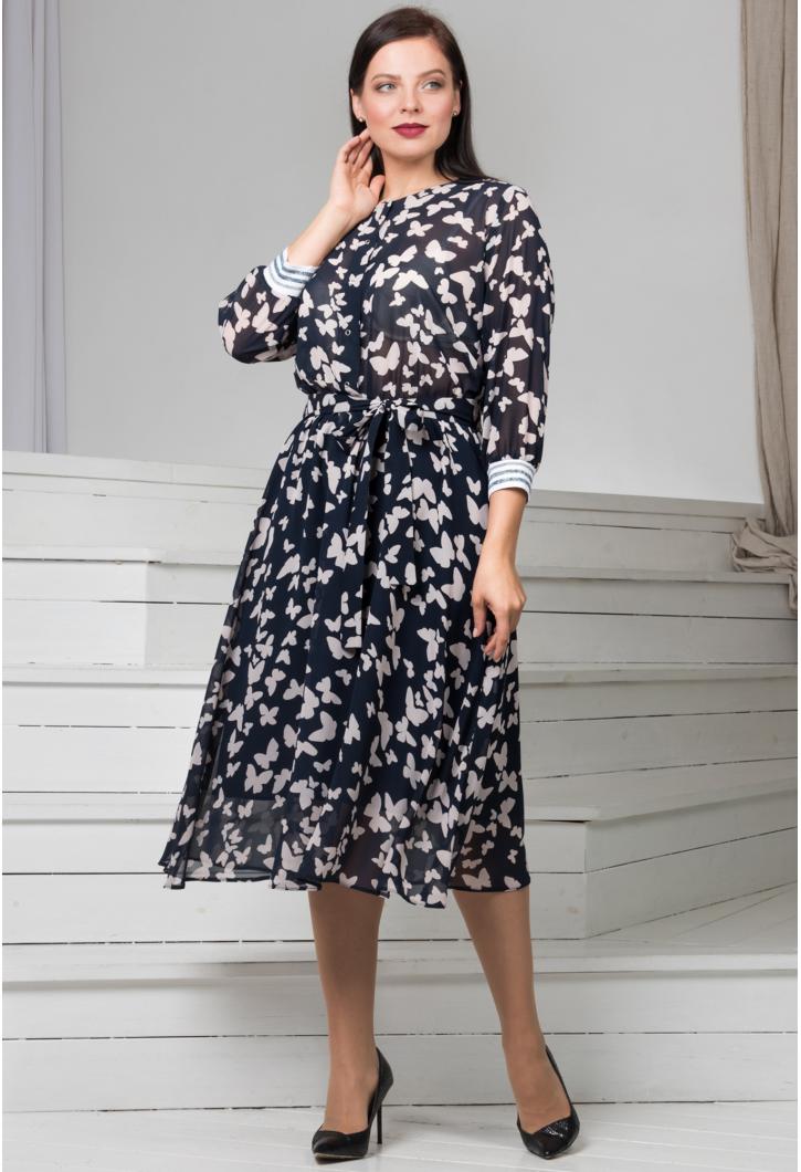 Платье Amelia Lux 80120 бабочки